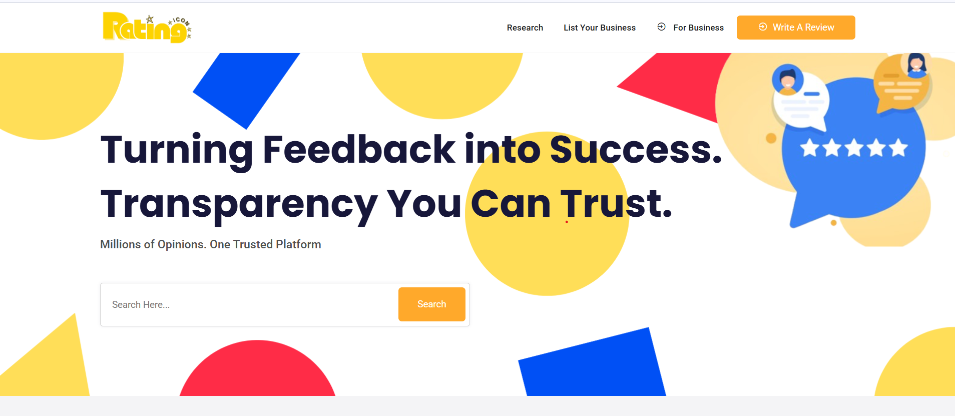 Rating Icon Home Page